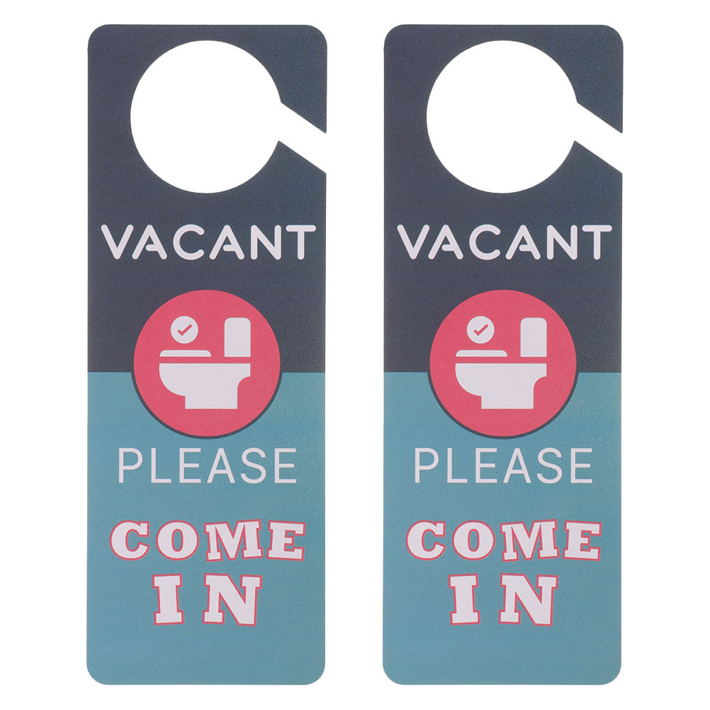 Home Bathroom Occupied Sign - 2Pcs Bathroom Occupied Sign Double-Sided Door