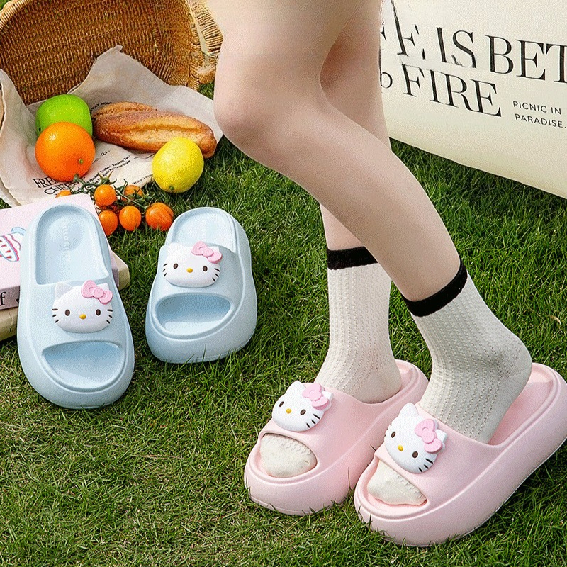 Home Goods Bathroom Accessories - Summer Sanrios Hello Kitty Girl Slippers