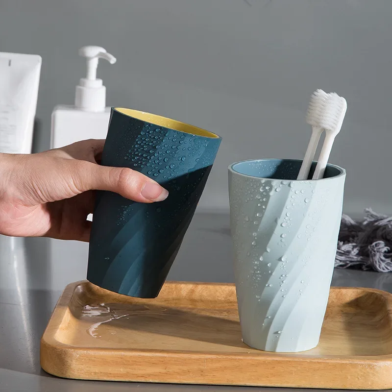 Home Goods Bathroom Accessories - Good quality double-layer mouthwash cup, simple