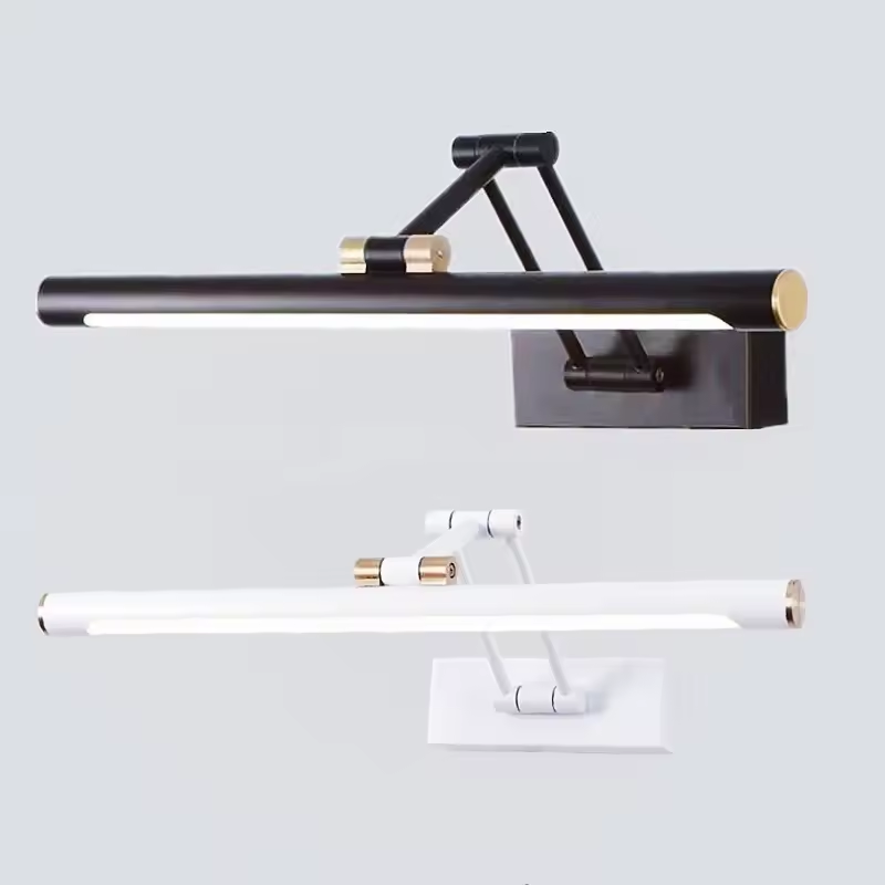 Bathroom Mirror Led - Bathroom Mirror Headlight Collapsible Adjustable Wall