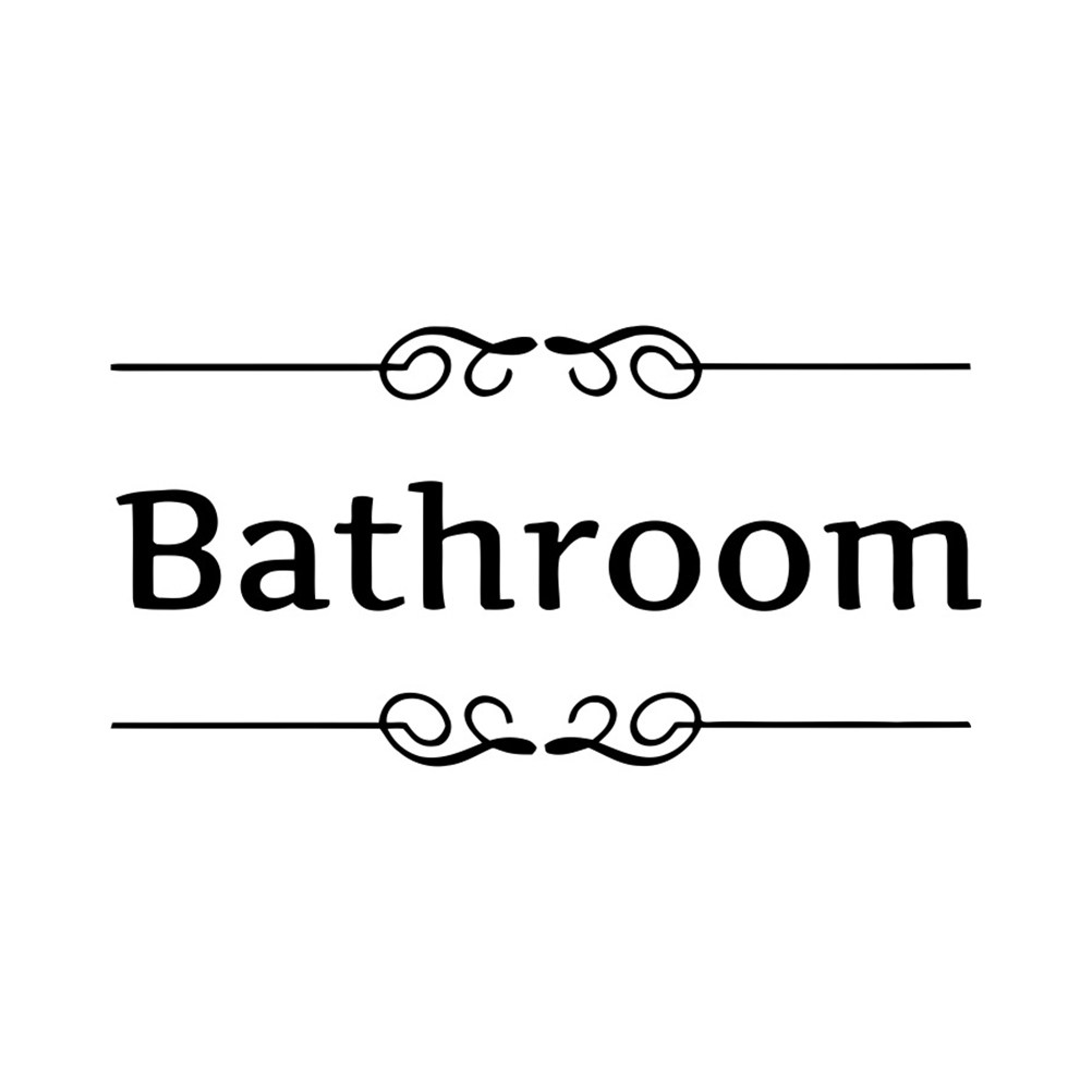 4Pcs Bathroom Wall Stickers To - Home Bathroom Door Signs review and price