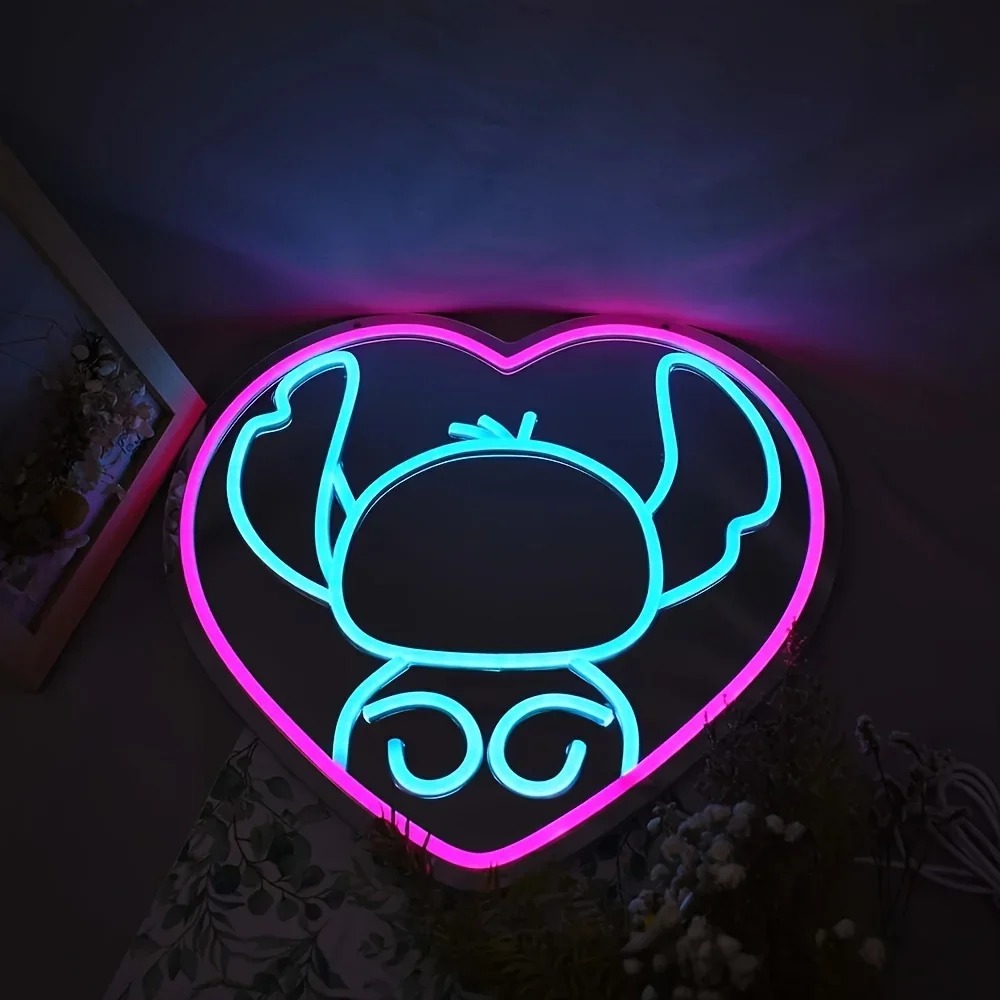 LED Anime Stitch Mirror Neon S - Bathroom Mirror Led review and price