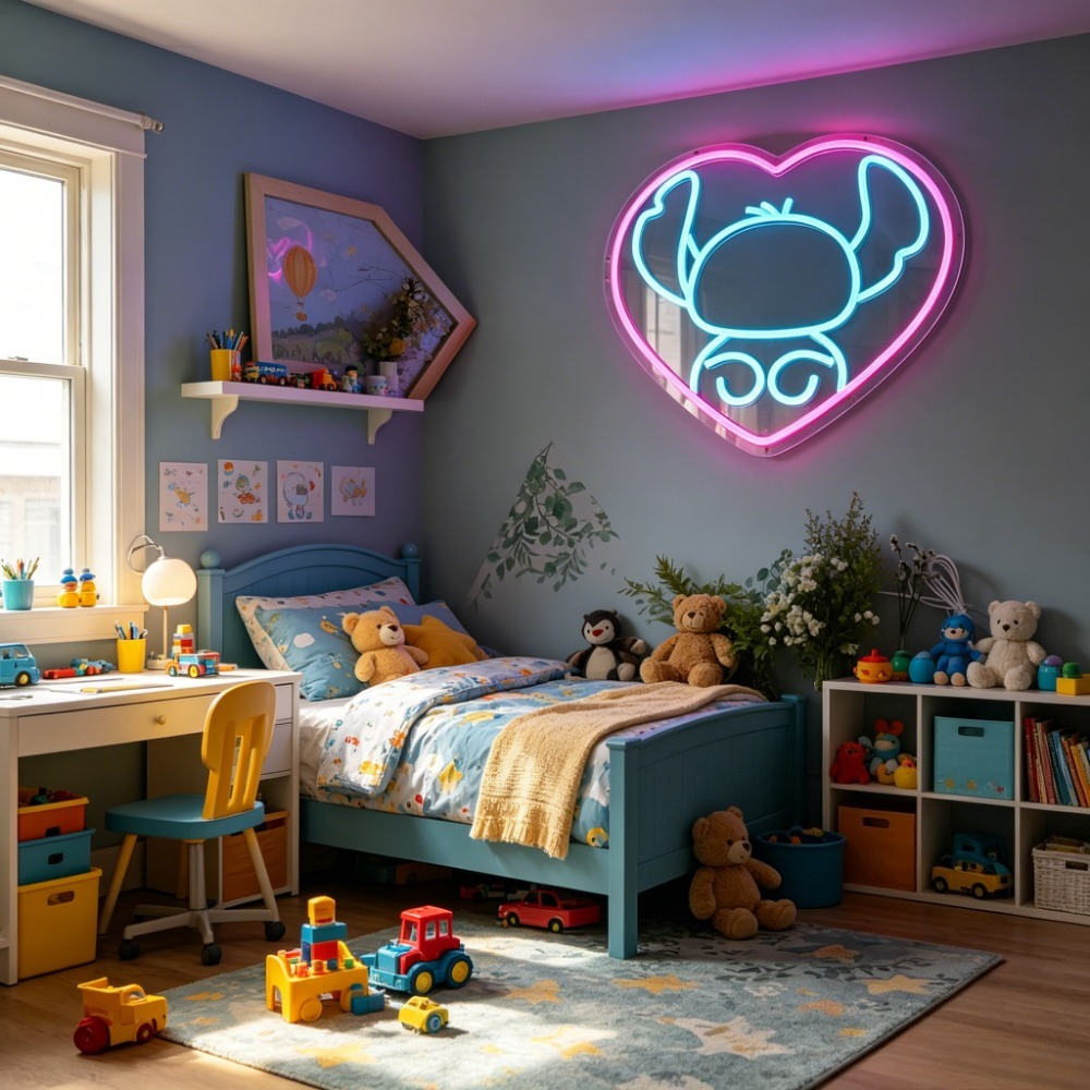 LED Anime Stitch Mirror Neon S - Bathroom Mirror Led review and price