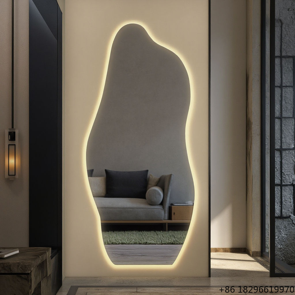 Irregular LED Bathroom Mirror  - Bathroom Mirror Led review and price