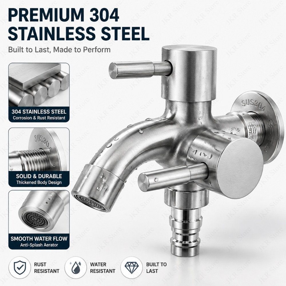 Multi-Function Dual Outlet Fau - Home Outlet Bathroom review and price