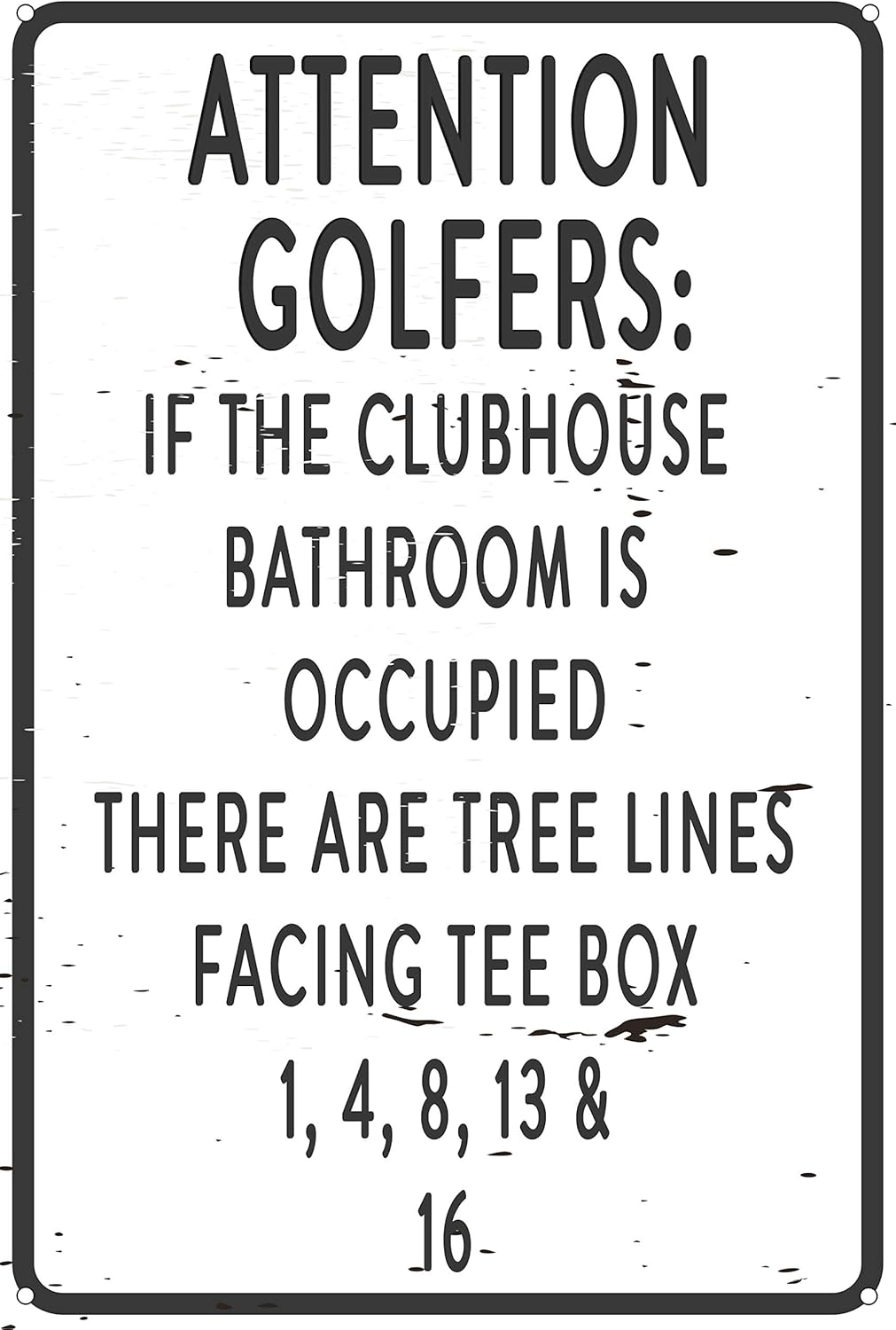 Toothsome Studios Attention Go - Home Bathroom Occupied Sign review and price