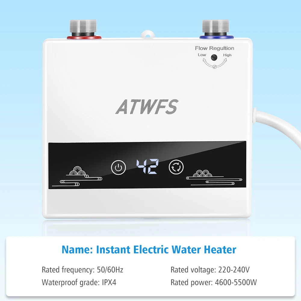 ATWFS Instant Water Heater 220 - Home Bathroom Water Heater review and price