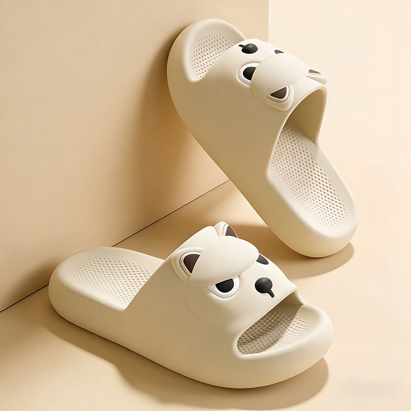 Couple Cute Dog Home Slippers  - Home Outdoor Bathroom review and price