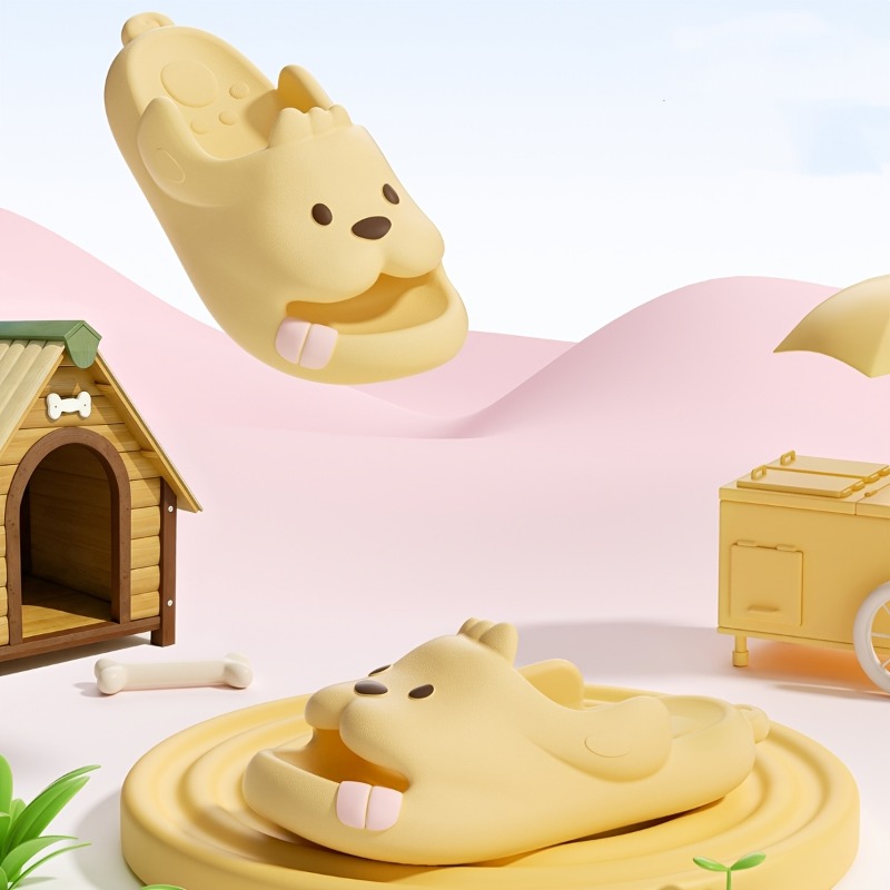 Cute Dog Cartoon Slippers Wome - Home Outdoor Bathroom review and price
