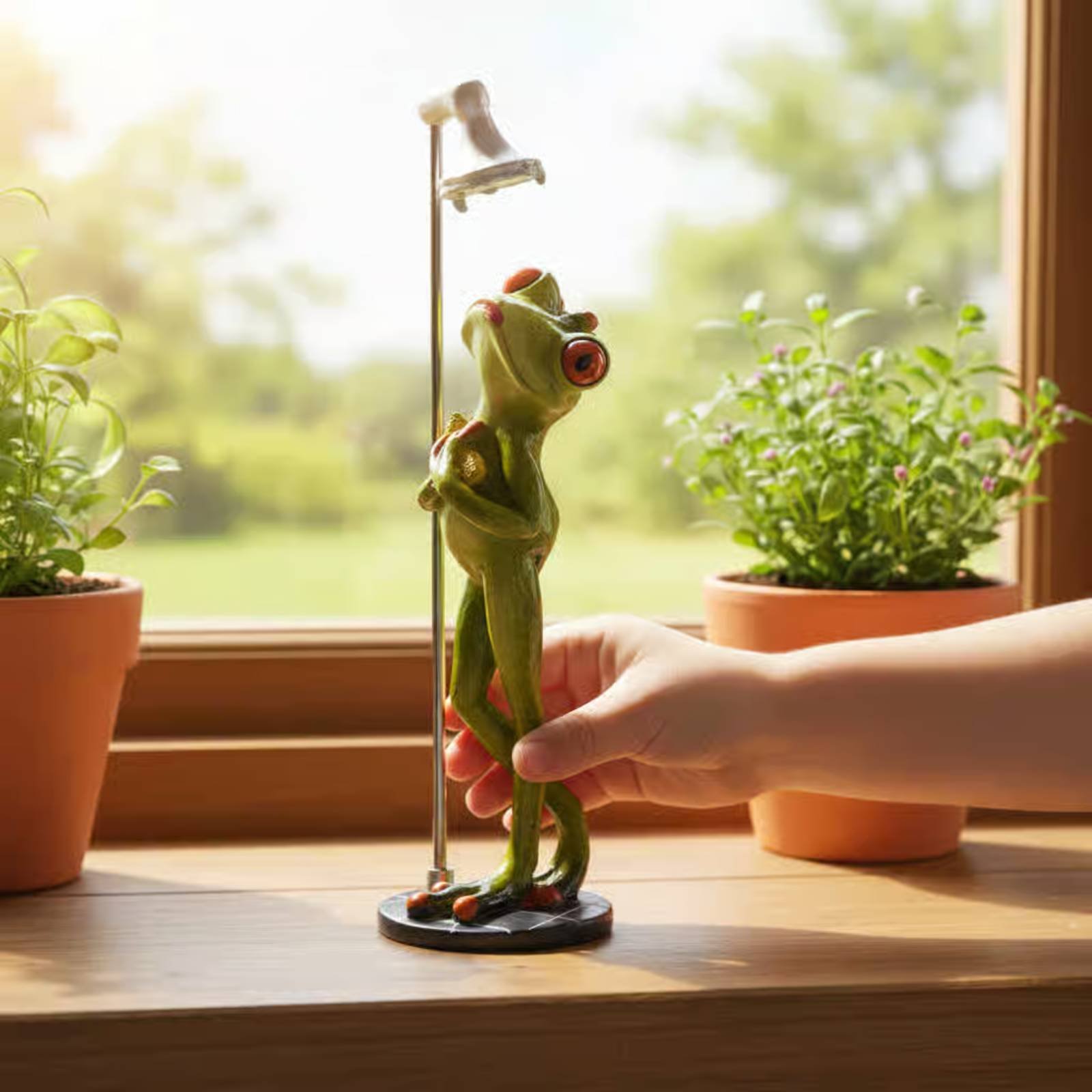 Showering Frog Figurine Novelt - Home Bathroom Shower review and price