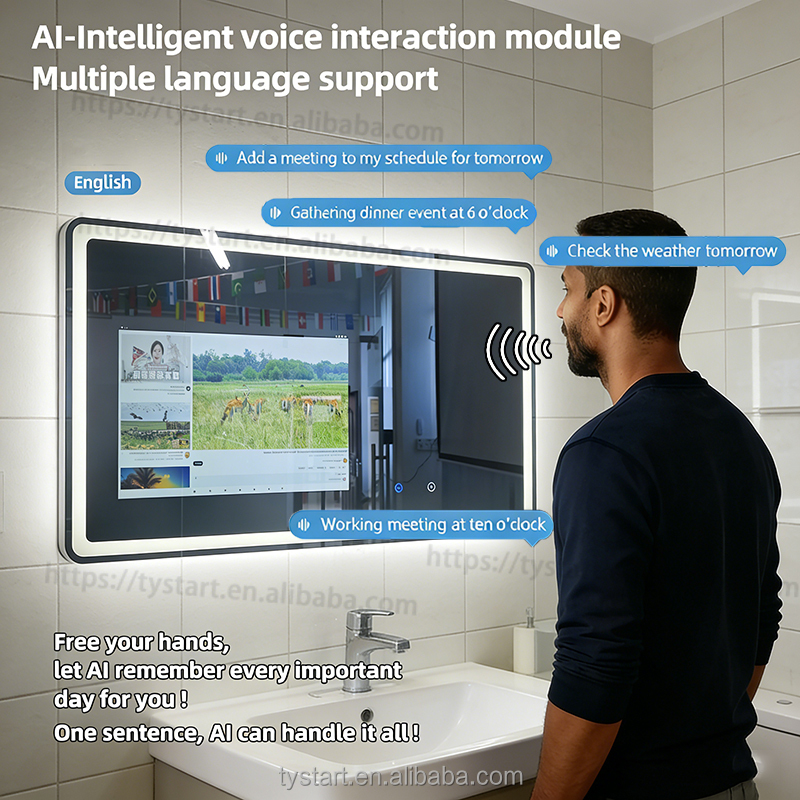 Custom Size Popular Android 15 - Bathroom Mirror Led review and price