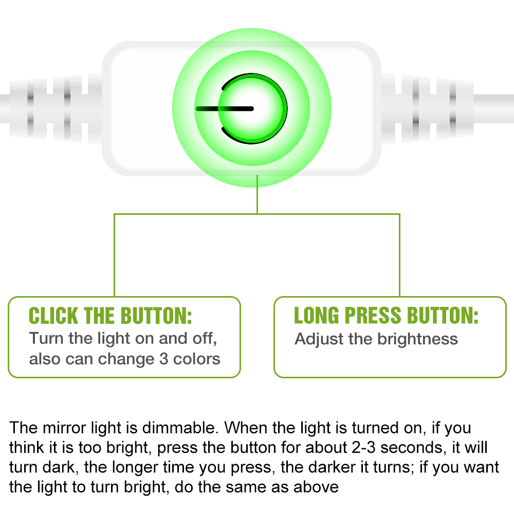 2Pcs USB LED Makeup Mirror Lig - Bathroom Mirror Led review and price