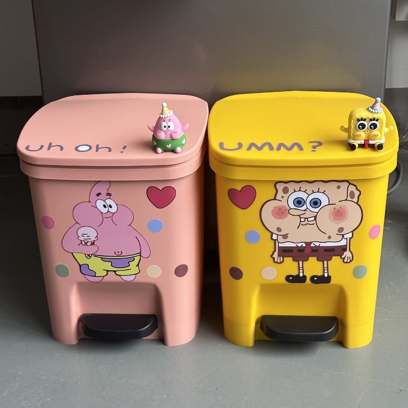 Cute Patrick Star Pedal Trash  - Home Goods Bathroom Accessories review and price