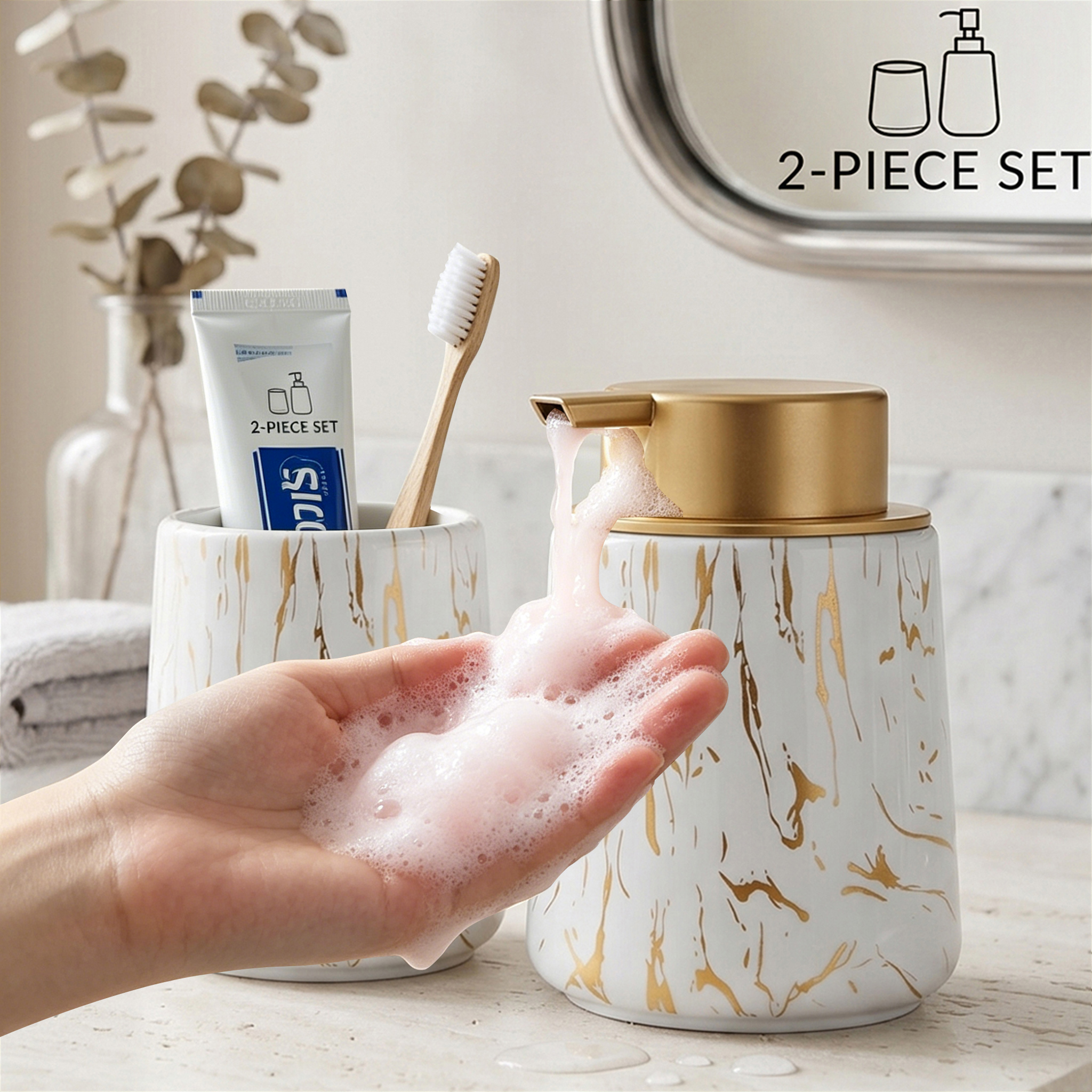 Bathroom Accessories Set - Foa - Tiny Home Bathroom Kitchen review and price