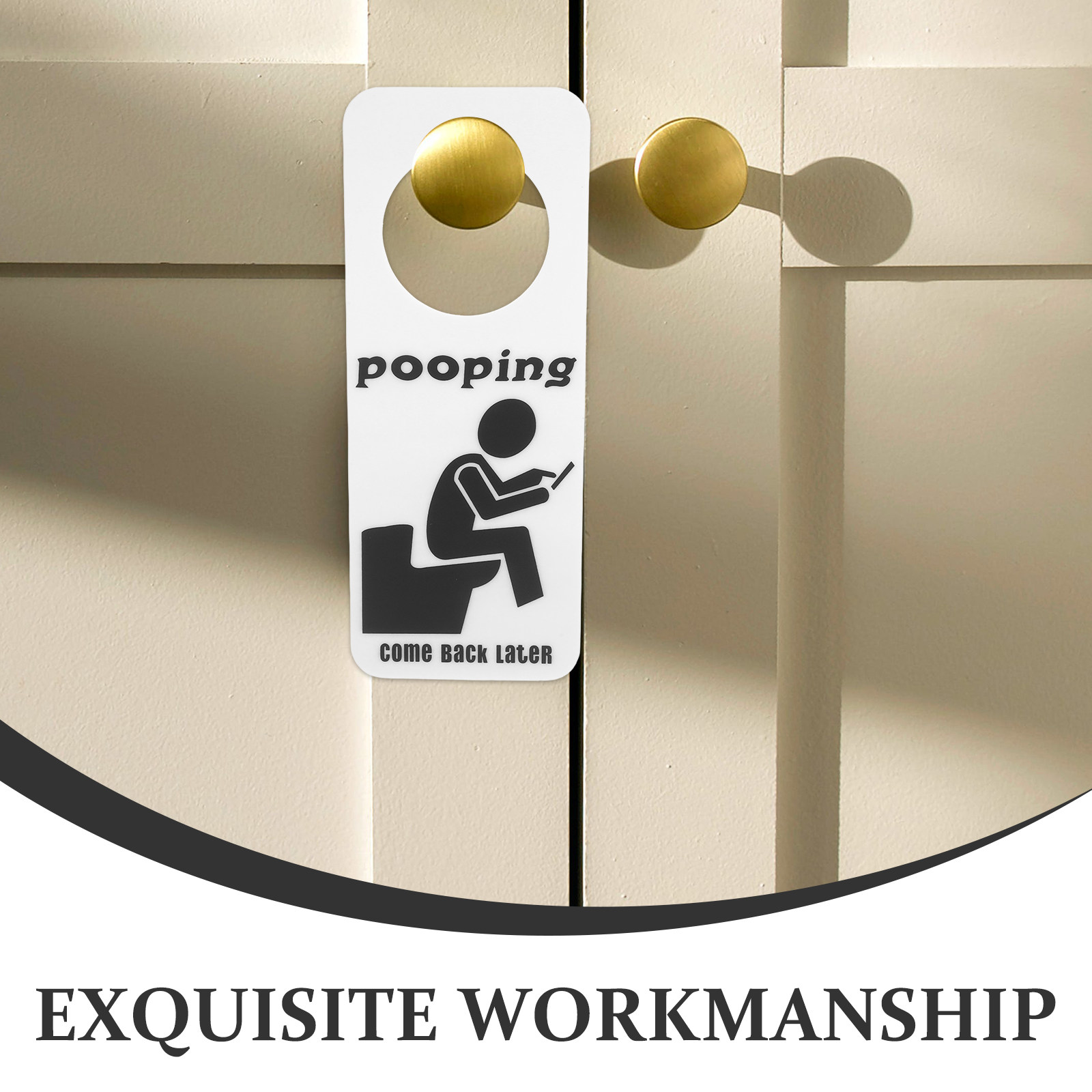 Toilet Door Occupied Sign Funn - Home Bathroom Occupied Sign review and price