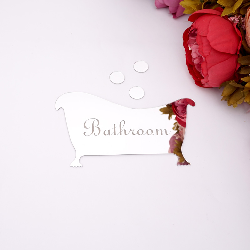 Bathroom Entrance Sign Acrylic - Home Bathroom Door Signs review and price