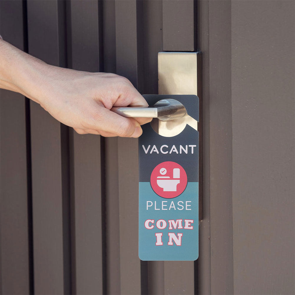 2Pcs Double Side Door Hanging  - Home Bathroom Occupied Sign review and price