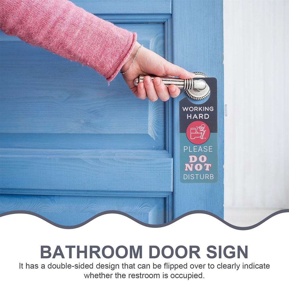 2Pcs Double Side Door Hanging  - Home Bathroom Occupied Sign review and price